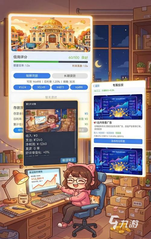 电商开网店模拟器手游员工雇佣攻略与高效管理技巧