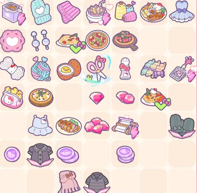 HelloKittyMyDreamStore厨房用具合成界面展示