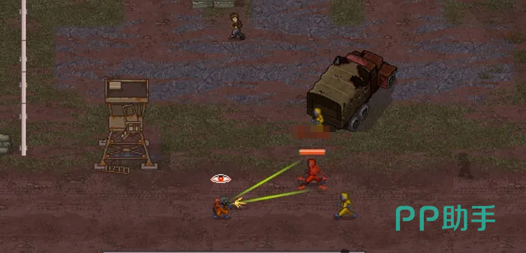 迷你DAYZ手游初期地图与丧尸分布示意图
