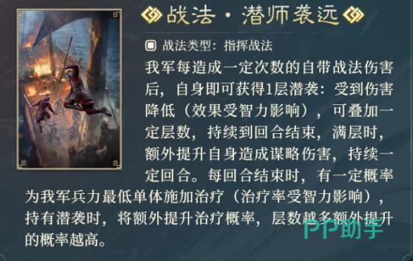 潜师袭远战法效果示意图