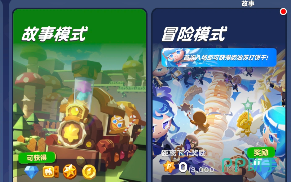 松饼塔全景与冒险路线图