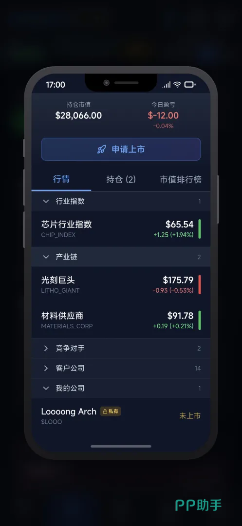 芯片大亨研发界面与产品迭代路径图