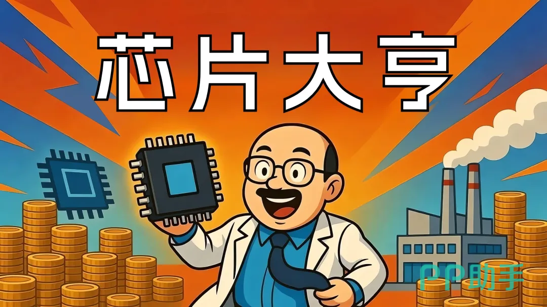 芯片大亨游戏主界面截图,清新风格UI展示
