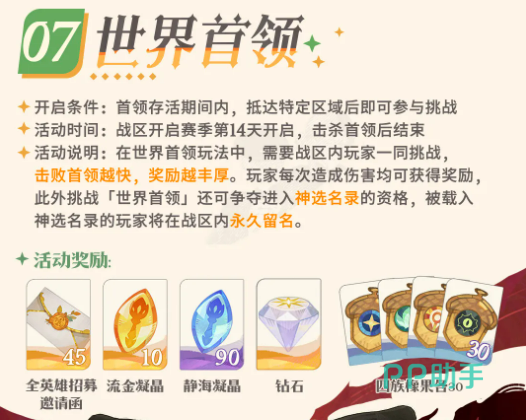荣耀共聚任务列表界面