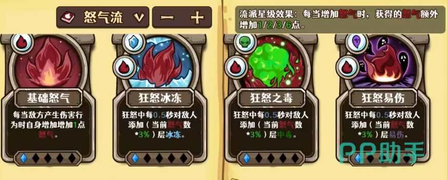 怒气流卡组搭配示意图