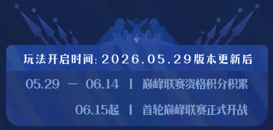 巅峰联赛赛程阶段示意图