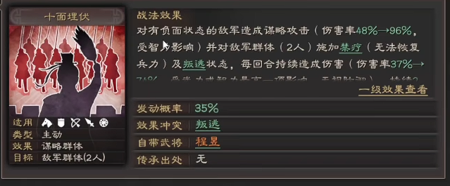 程昱战法搭配优先级说明