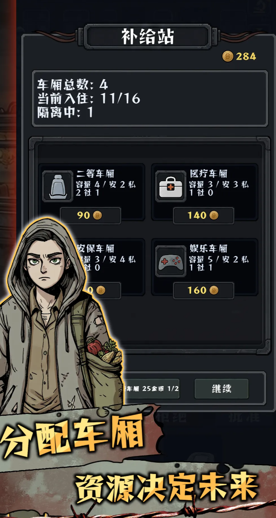 末日生存游戏《我在末日开火车》车厢玩法详解与高效搭配攻略