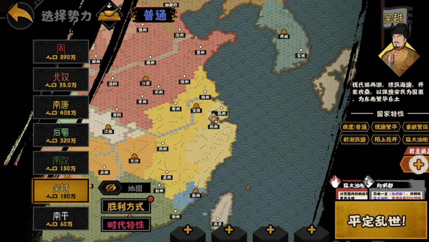 吴越钱塘经济建设场景