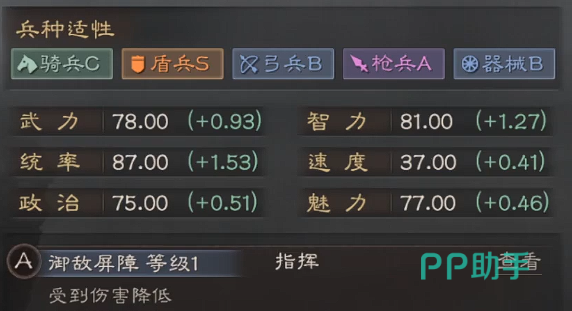 郭淮武力加点示意图