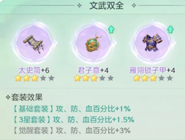 宗师之上宝物升星界面示意图