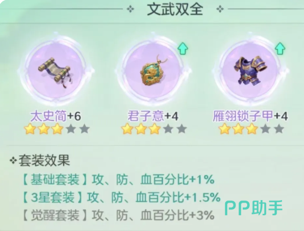 宗师之上宝物升星界面示意图