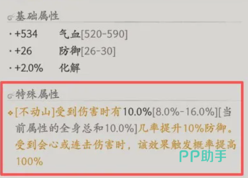 七界梦谭三类属性定位示意图