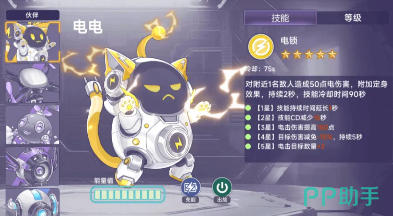 阿瑞斯病毒2伙伴技能图标与描述界面