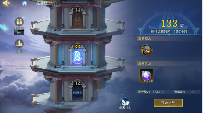 无尽塔BOSS战技能释放示意