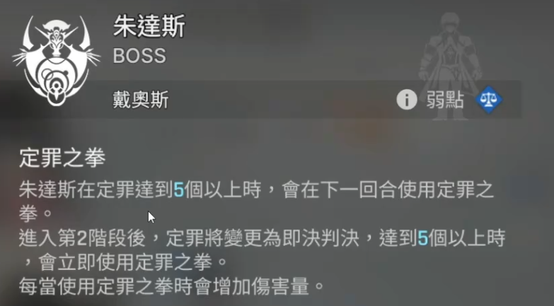 恐惧BOSS定罪之拳技能说明