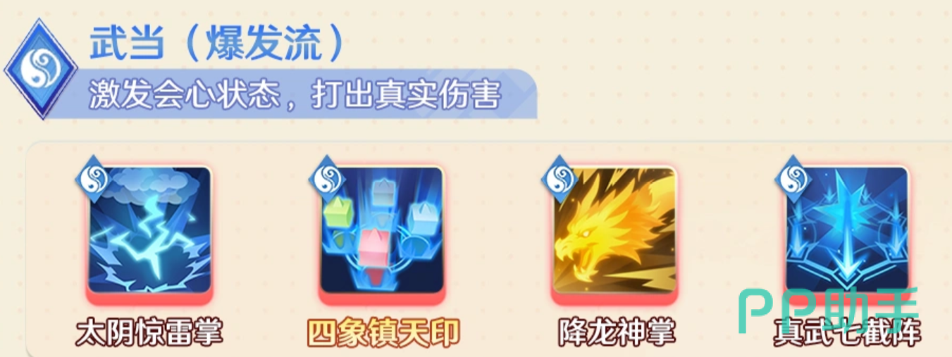 宗师之上武学羁绊类型说明图