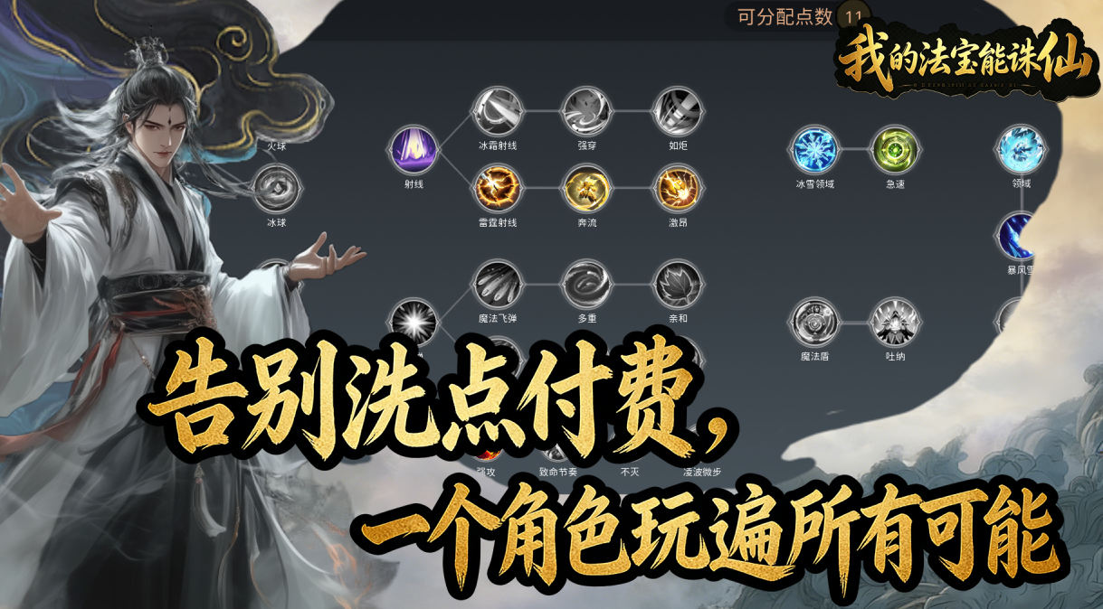我的法宝能诛仙仙修与仙书学院对比图