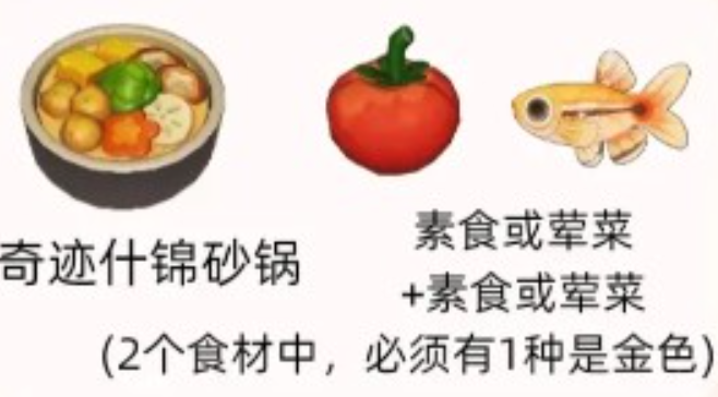 星布谷地紫色品质食材烹饪界面