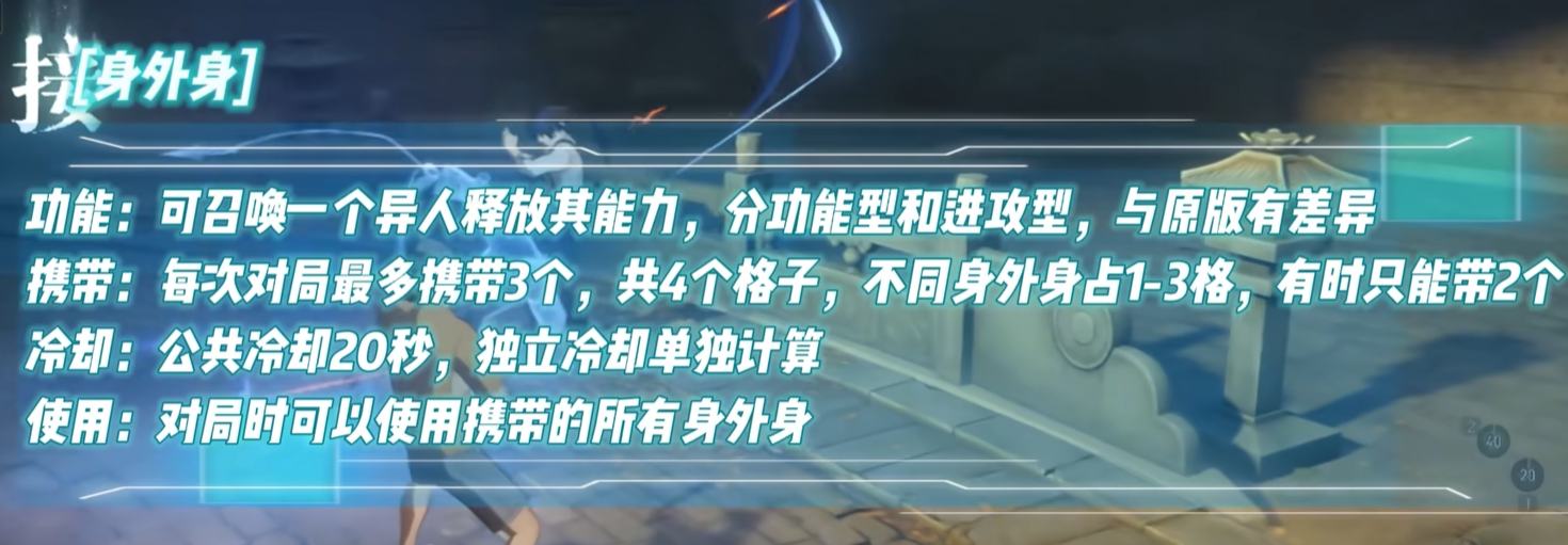 身外身系统界面展示图