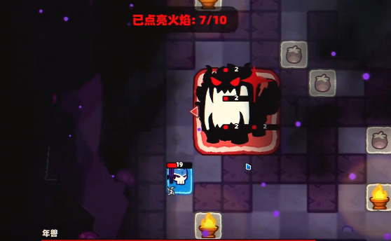 卡片魔王冰山火盆点亮顺序攻略：只剩个头关卡通关方法