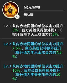 佛光金幢被动数值说明图