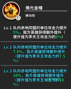 佛光金幢被动数值说明图