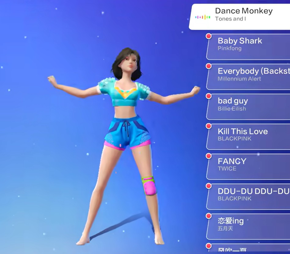 韩语热门曲目舞蹈动作演示图