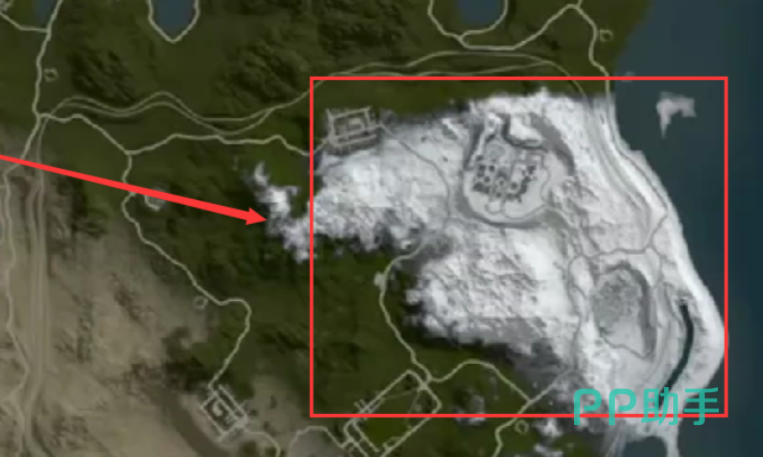 失控进化雪山地图场景示意图