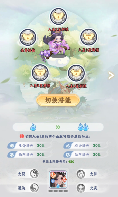遮天帝路争锋源天书等级与属性加成详情