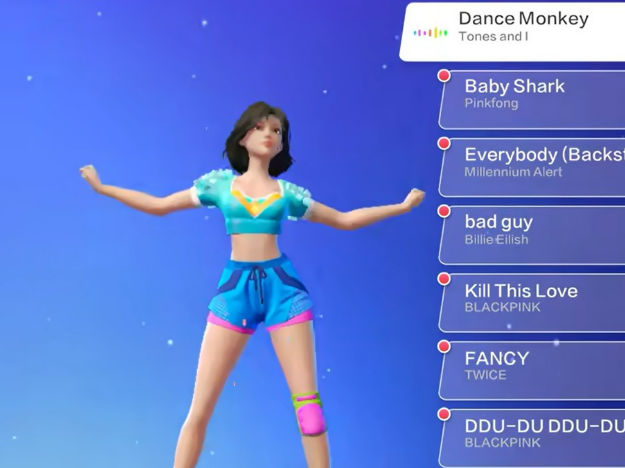 舞力全开派对华语歌曲界面截图