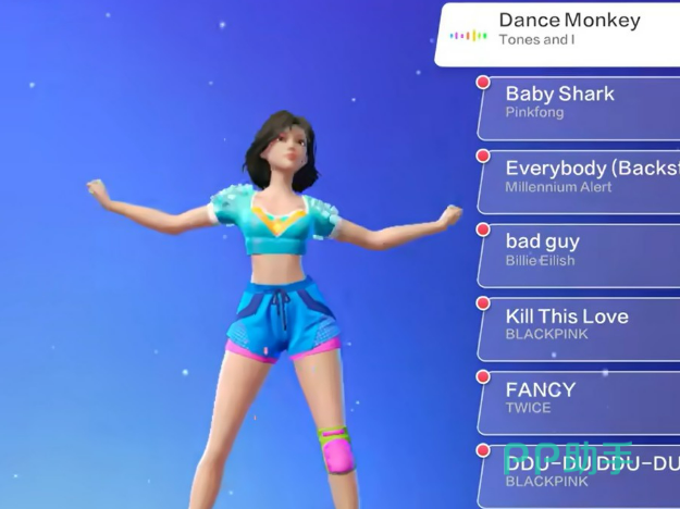舞力全开派对华语歌曲界面截图
