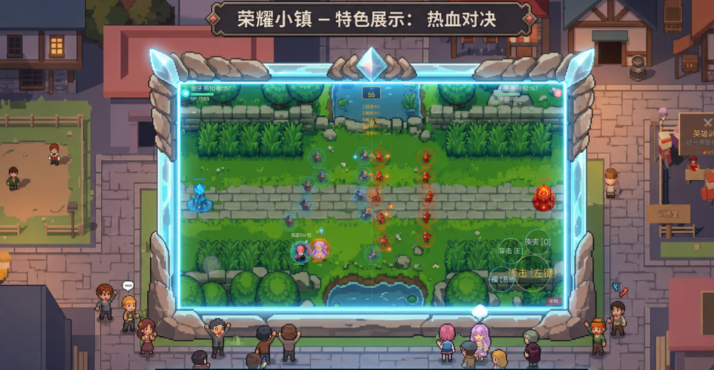 荣耀小镇自习室训练界面
