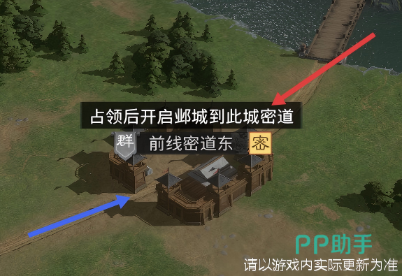 密道城战略价值示意图
