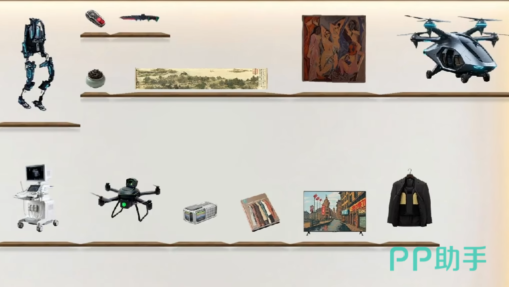 竞拍之王墙面涂鸦墙藏品展示图