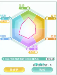 东煌纪灵兽资质洗练界面