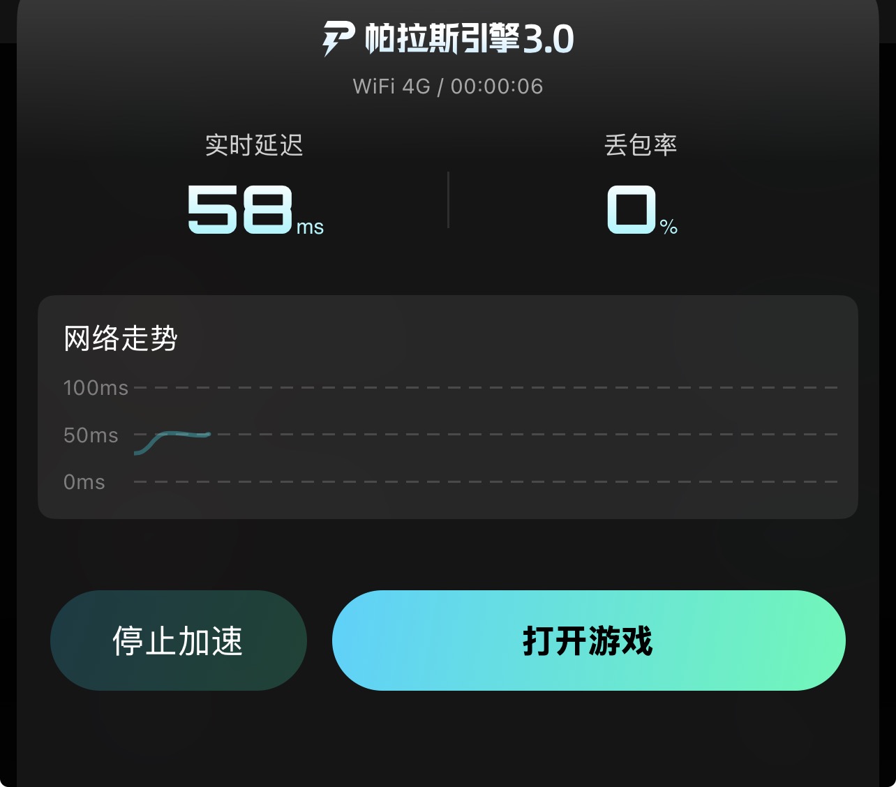 biubiu加速器游戏库界面实拍图 2026年实测版本