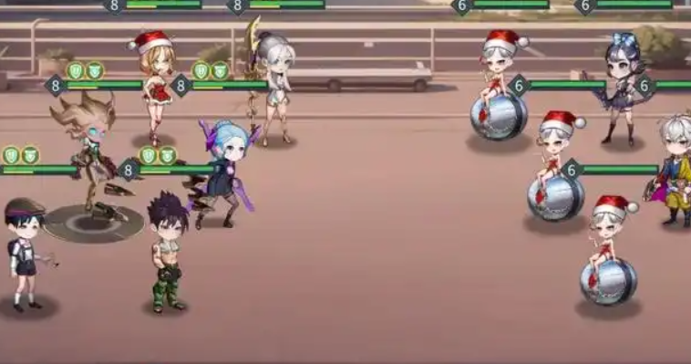萌神战姬神魔队阵容示意图