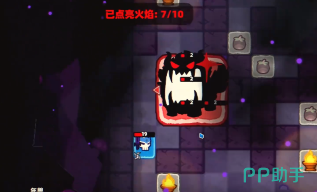 卡片魔王冰山火盆布局示意图一