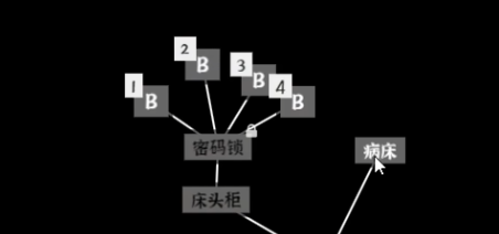 床头柜密码锁界面