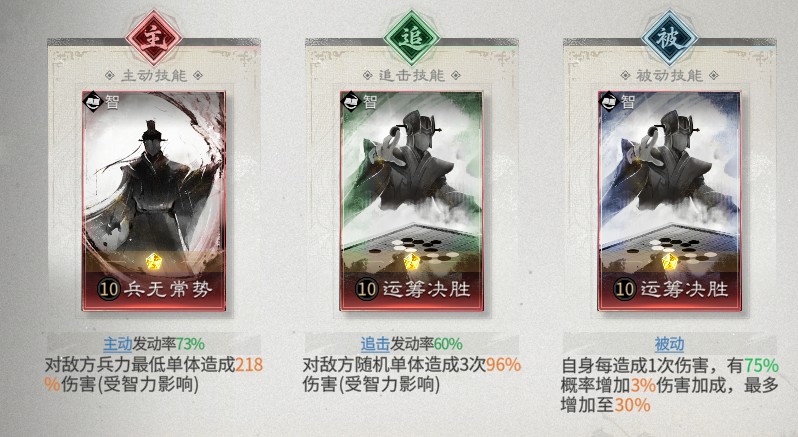 陆逊技能搭配图