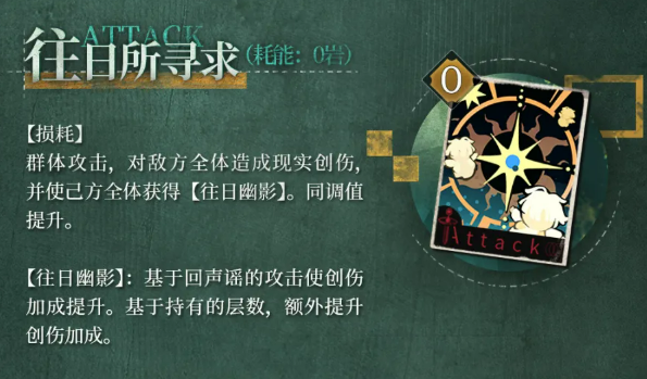 往日所寻求技能说明图