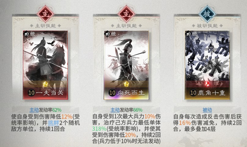 孟获技能配置图