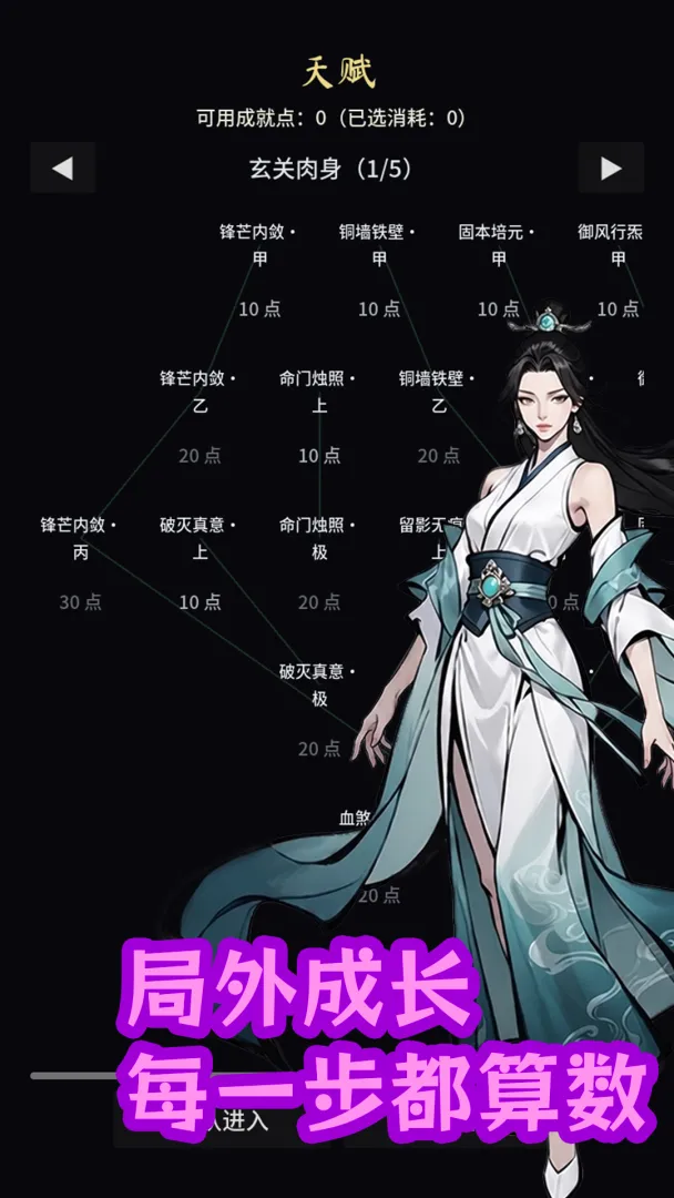 漫漫仙途零充玩家战力成长曲线图