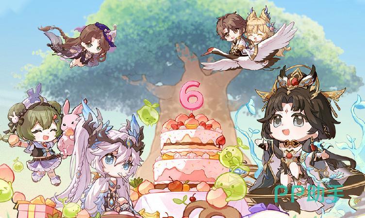 三国志幻想大陆六周年庆典主视觉图