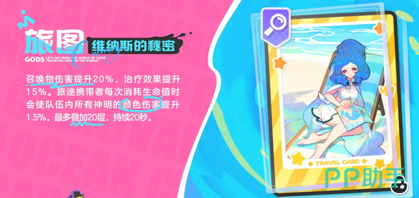 维纳斯旅图加成示意图