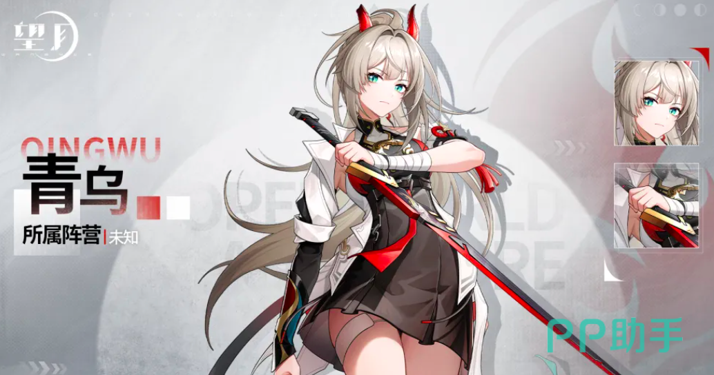 望月手游青乌角色展示图