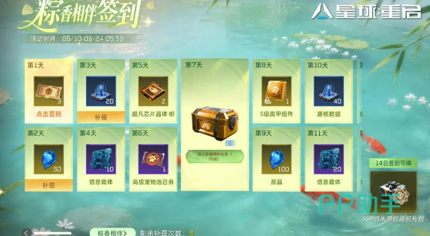 端午活动总览界面