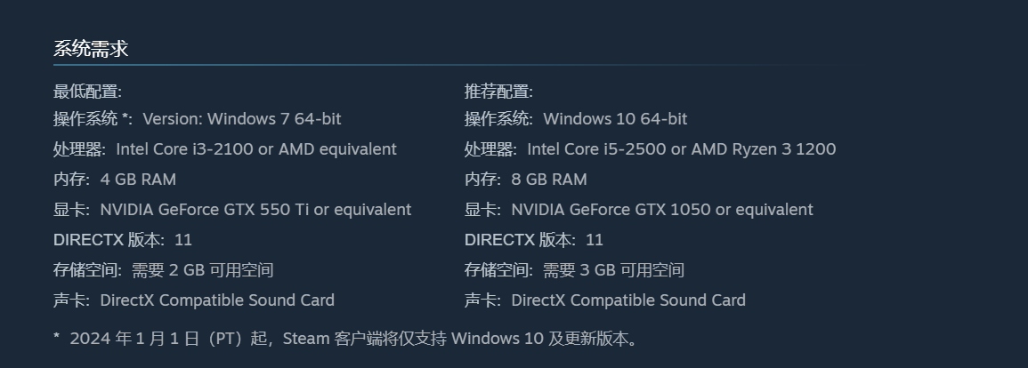 囚徒的柜台配置参数图表