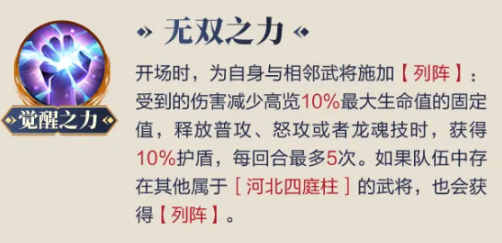 高览觉醒技能与列阵效果说明图